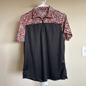 NWT Bermuda Sands‎ Golf Polo Women's Wick Away Short Sleeve Shirt Medium